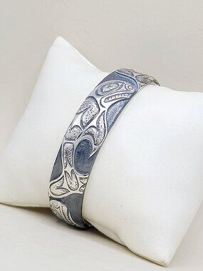 David Yurman Wide Northwest Cuff Bracelet in Sterling Silver - 17mm - 7"